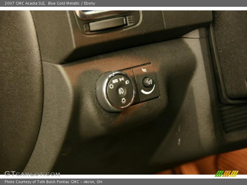 Blue Gold Metallic / Ebony 2007 GMC Acadia SLE