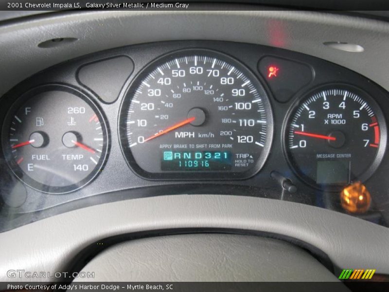 Galaxy Silver Metallic / Medium Gray 2001 Chevrolet Impala LS