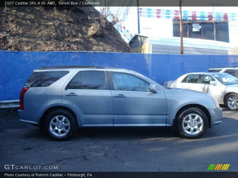 Sunset Blue / Cashmere 2007 Cadillac SRX 4 V6 AWD