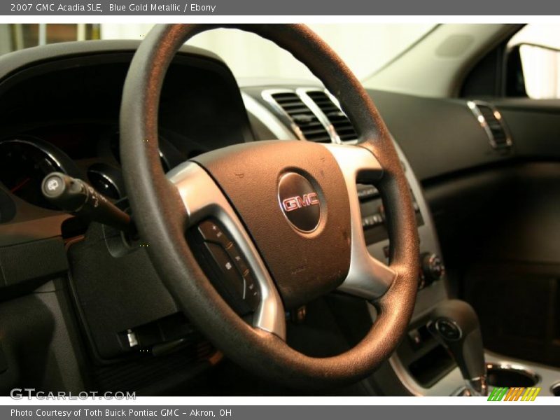 Blue Gold Metallic / Ebony 2007 GMC Acadia SLE