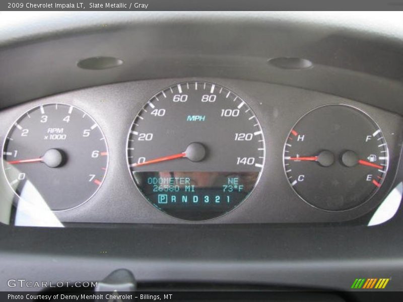 Slate Metallic / Gray 2009 Chevrolet Impala LT