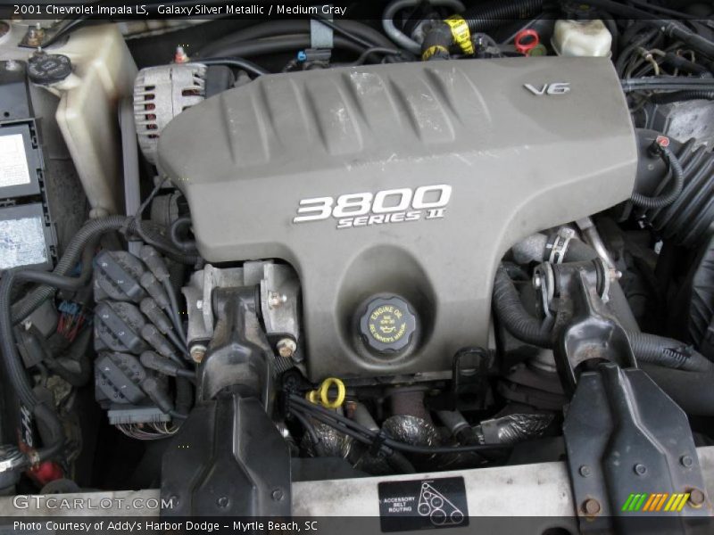 Galaxy Silver Metallic / Medium Gray 2001 Chevrolet Impala LS