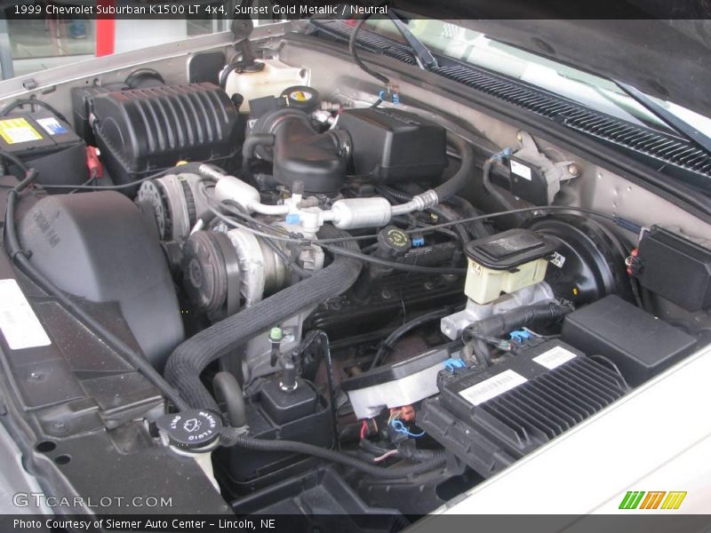 Sunset Gold Metallic / Neutral 1999 Chevrolet Suburban K1500 LT 4x4