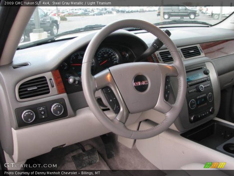 Steel Gray Metallic / Light Titanium 2009 GMC Yukon SLT 4x4