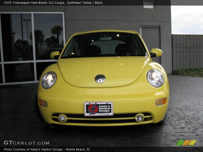 Sunflower Yellow / Black 2005 Volkswagen New Beetle GLS Coupe