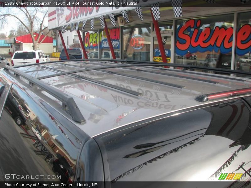 Sunset Gold Metallic / Neutral 1999 Chevrolet Suburban K1500 LT 4x4