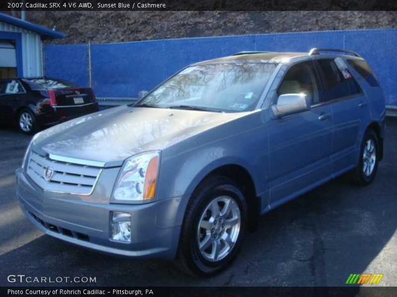 Sunset Blue / Cashmere 2007 Cadillac SRX 4 V6 AWD