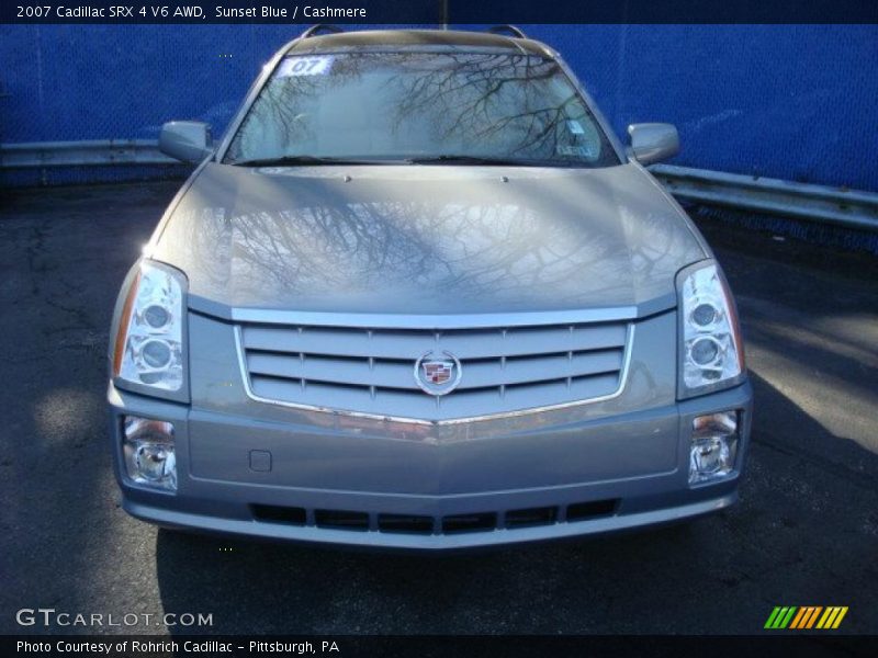 Sunset Blue / Cashmere 2007 Cadillac SRX 4 V6 AWD