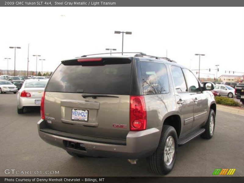 Steel Gray Metallic / Light Titanium 2009 GMC Yukon SLT 4x4