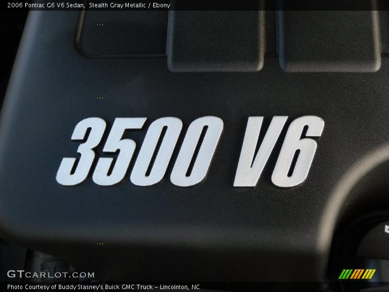 Stealth Gray Metallic / Ebony 2006 Pontiac G6 V6 Sedan