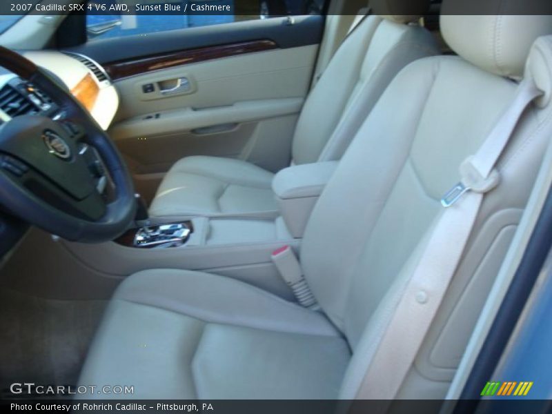 Sunset Blue / Cashmere 2007 Cadillac SRX 4 V6 AWD