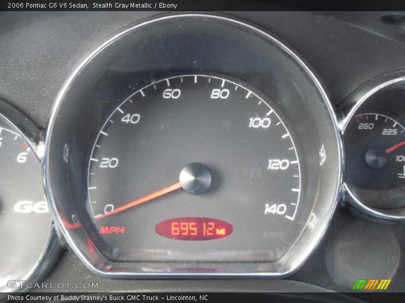 Stealth Gray Metallic / Ebony 2006 Pontiac G6 V6 Sedan
