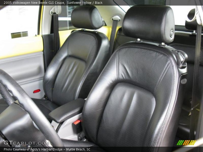 Sunflower Yellow / Black 2005 Volkswagen New Beetle GLS Coupe