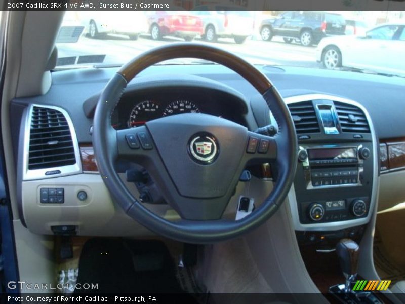 Sunset Blue / Cashmere 2007 Cadillac SRX 4 V6 AWD