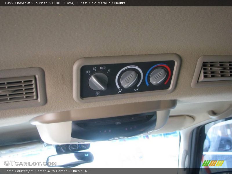 Sunset Gold Metallic / Neutral 1999 Chevrolet Suburban K1500 LT 4x4