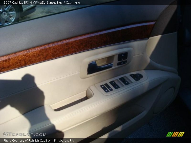 Sunset Blue / Cashmere 2007 Cadillac SRX 4 V6 AWD