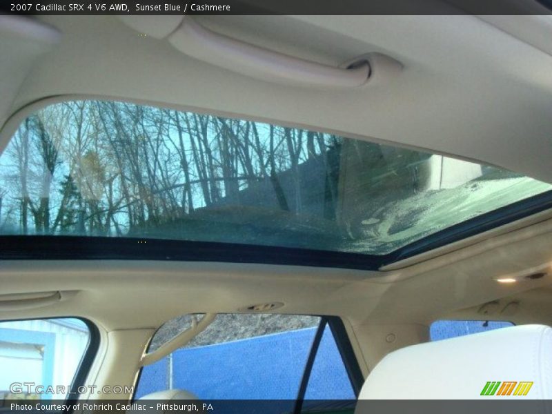Sunset Blue / Cashmere 2007 Cadillac SRX 4 V6 AWD