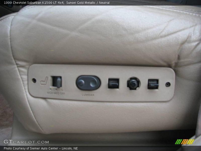 Sunset Gold Metallic / Neutral 1999 Chevrolet Suburban K1500 LT 4x4