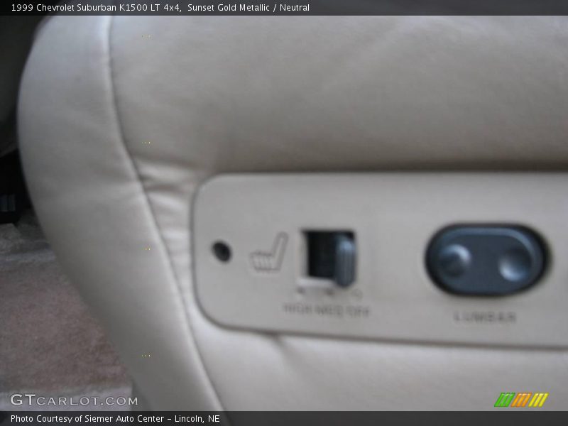 Sunset Gold Metallic / Neutral 1999 Chevrolet Suburban K1500 LT 4x4