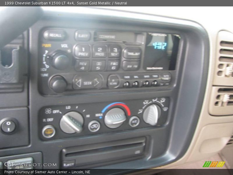 Sunset Gold Metallic / Neutral 1999 Chevrolet Suburban K1500 LT 4x4
