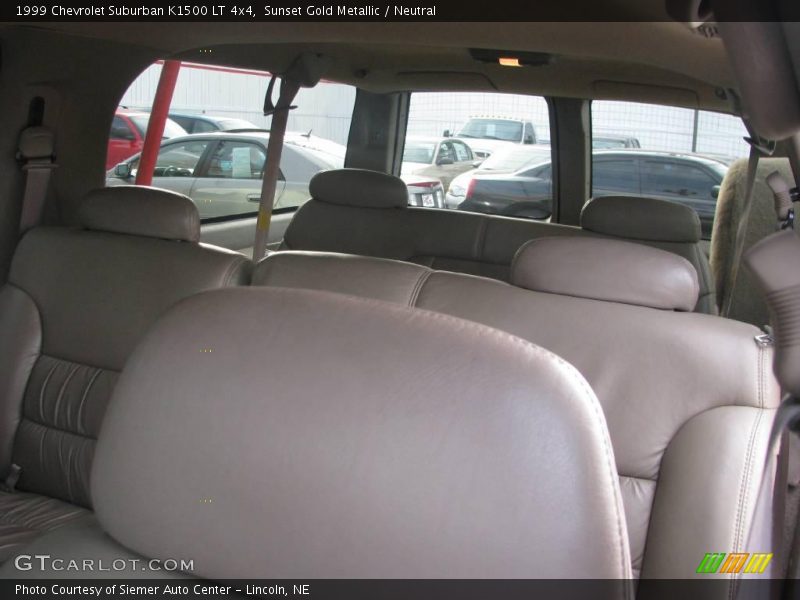 Sunset Gold Metallic / Neutral 1999 Chevrolet Suburban K1500 LT 4x4