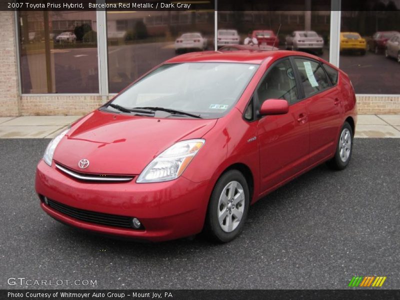 Barcelona Red Metallic / Dark Gray 2007 Toyota Prius Hybrid