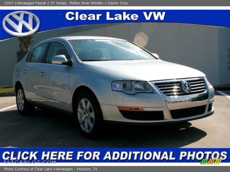 Reflex Silver Metallic / Classic Grey 2007 Volkswagen Passat 2.0T Sedan
