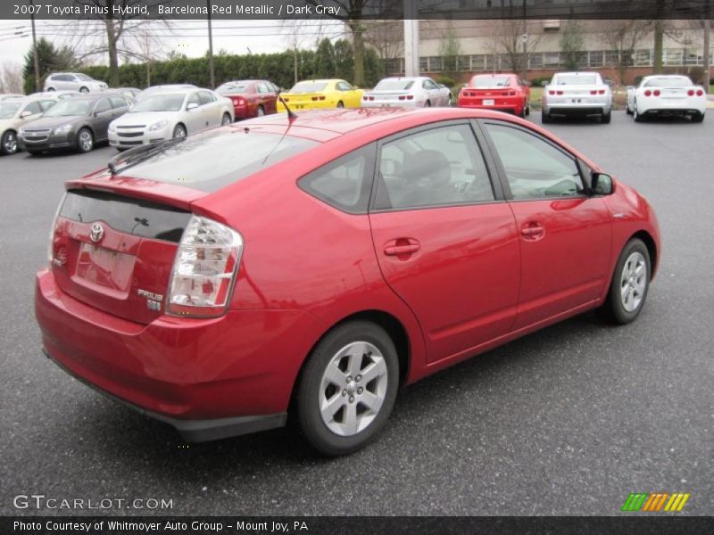 Barcelona Red Metallic / Dark Gray 2007 Toyota Prius Hybrid