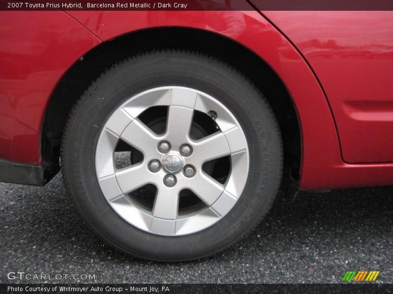 Barcelona Red Metallic / Dark Gray 2007 Toyota Prius Hybrid