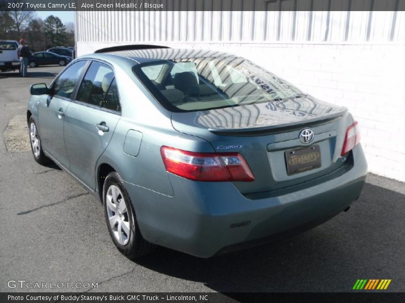 Aloe Green Metallic / Bisque 2007 Toyota Camry LE