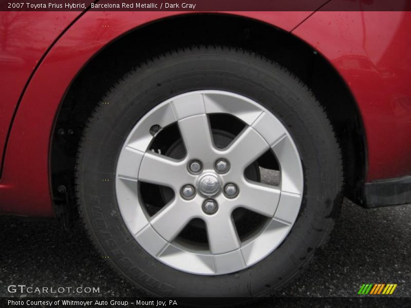 Barcelona Red Metallic / Dark Gray 2007 Toyota Prius Hybrid