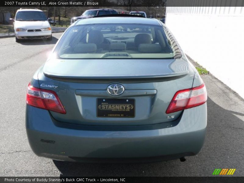 Aloe Green Metallic / Bisque 2007 Toyota Camry LE