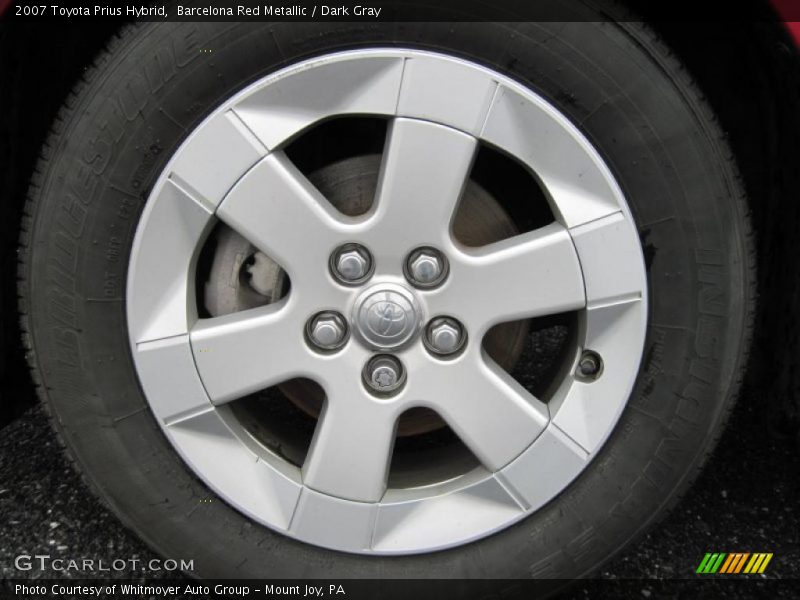 Barcelona Red Metallic / Dark Gray 2007 Toyota Prius Hybrid