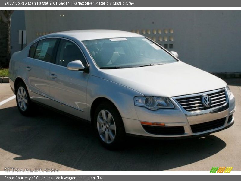Reflex Silver Metallic / Classic Grey 2007 Volkswagen Passat 2.0T Sedan