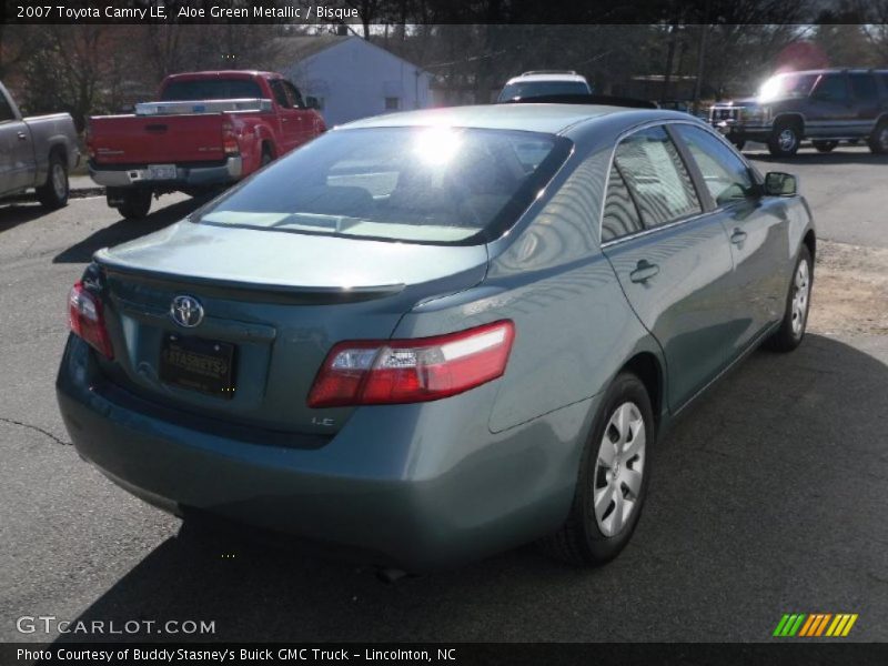 Aloe Green Metallic / Bisque 2007 Toyota Camry LE