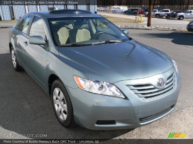 Aloe Green Metallic / Bisque 2007 Toyota Camry LE