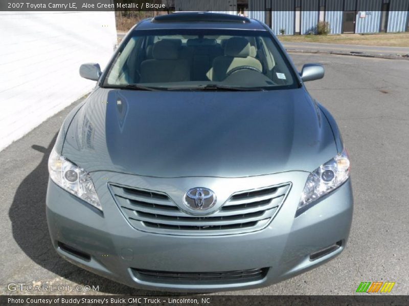 Aloe Green Metallic / Bisque 2007 Toyota Camry LE