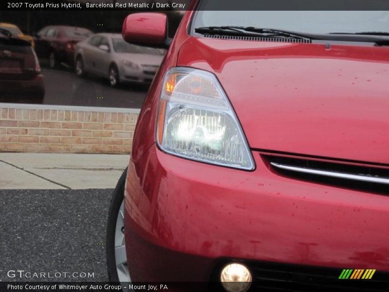Barcelona Red Metallic / Dark Gray 2007 Toyota Prius Hybrid