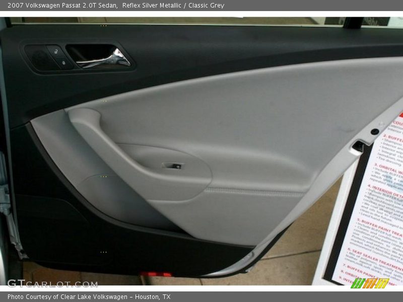 Reflex Silver Metallic / Classic Grey 2007 Volkswagen Passat 2.0T Sedan