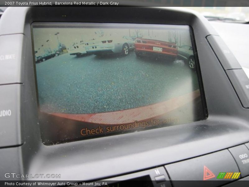Barcelona Red Metallic / Dark Gray 2007 Toyota Prius Hybrid