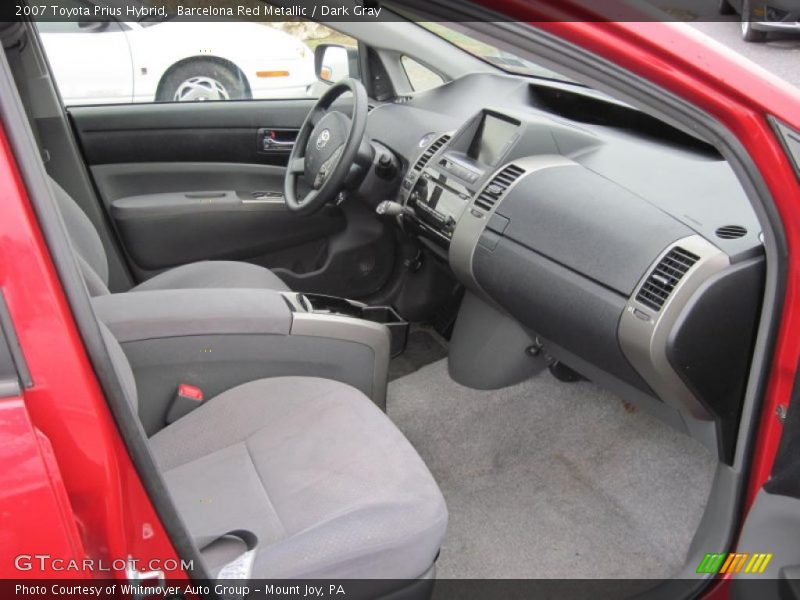 Barcelona Red Metallic / Dark Gray 2007 Toyota Prius Hybrid