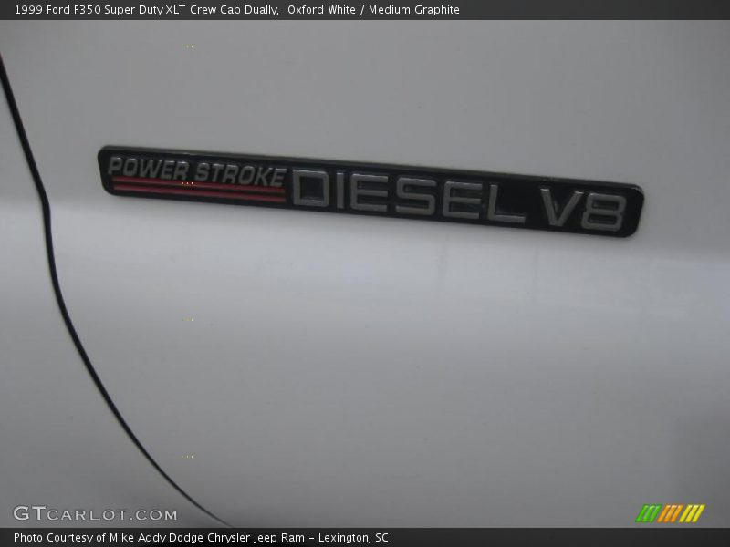 Oxford White / Medium Graphite 1999 Ford F350 Super Duty XLT Crew Cab Dually