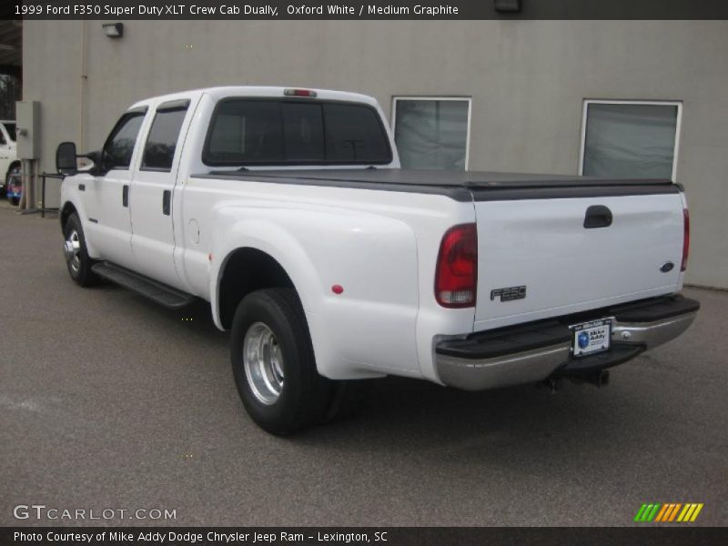Oxford White / Medium Graphite 1999 Ford F350 Super Duty XLT Crew Cab Dually