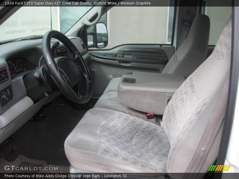 Oxford White / Medium Graphite 1999 Ford F350 Super Duty XLT Crew Cab Dually