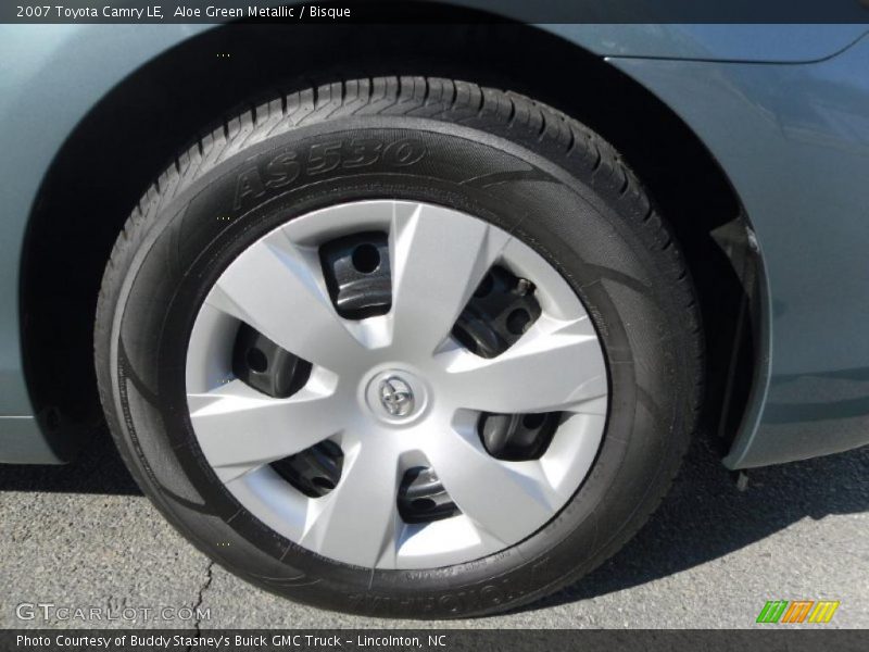 Aloe Green Metallic / Bisque 2007 Toyota Camry LE