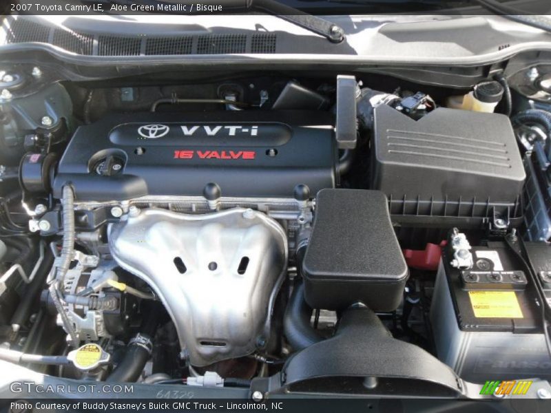 Aloe Green Metallic / Bisque 2007 Toyota Camry LE