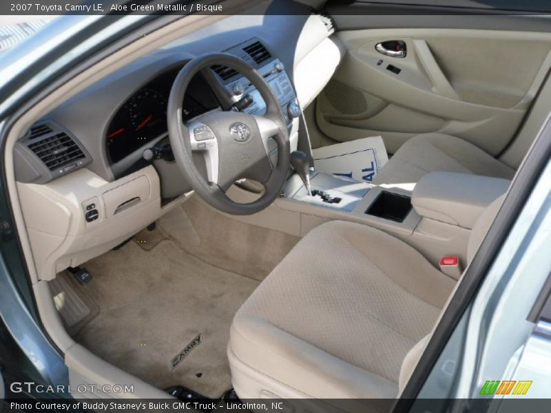 Aloe Green Metallic / Bisque 2007 Toyota Camry LE