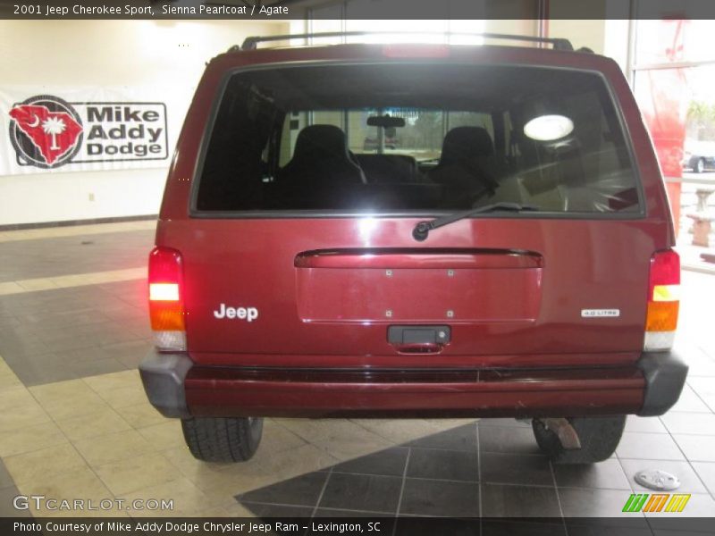 Sienna Pearlcoat / Agate 2001 Jeep Cherokee Sport