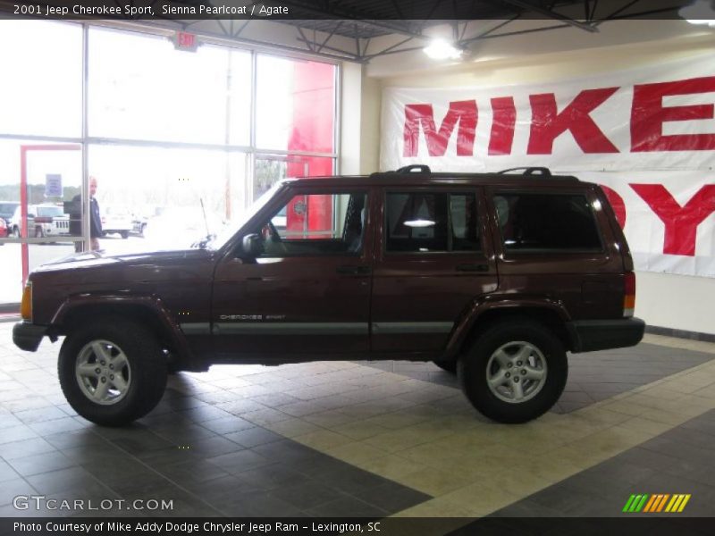 Sienna Pearlcoat / Agate 2001 Jeep Cherokee Sport
