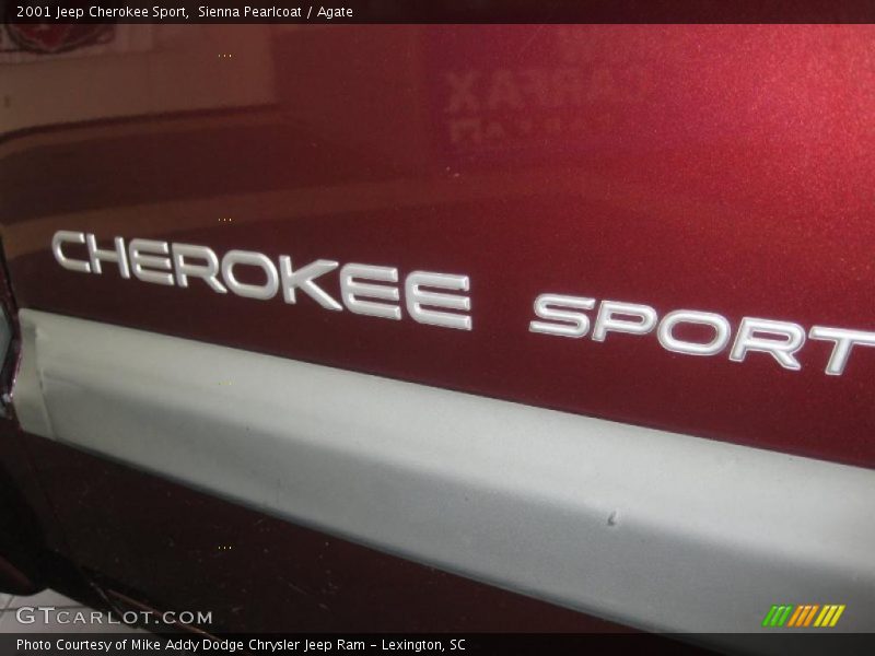 Sienna Pearlcoat / Agate 2001 Jeep Cherokee Sport